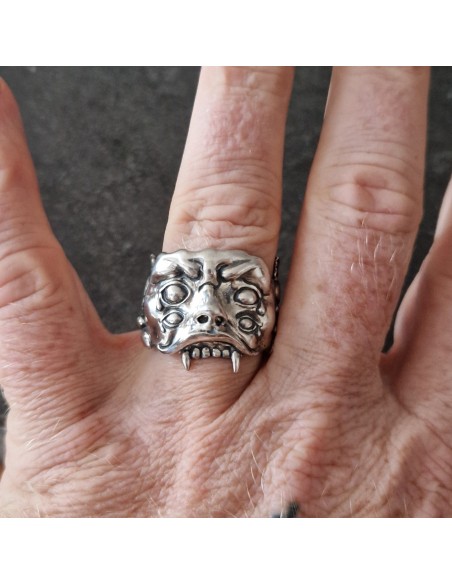 Pierścień srebrny "Krąg Nosferatu"