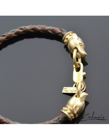 Bracelet Wolves Bronze