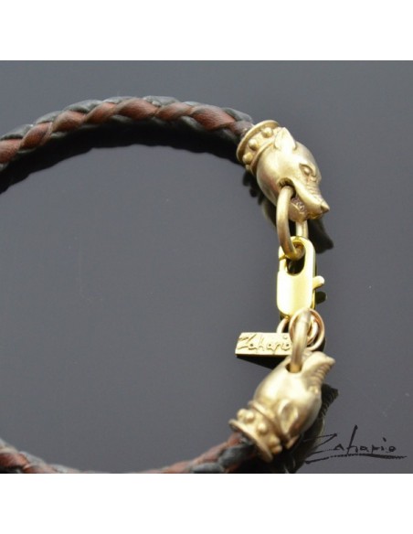 Bracelet Wolves Bronze
