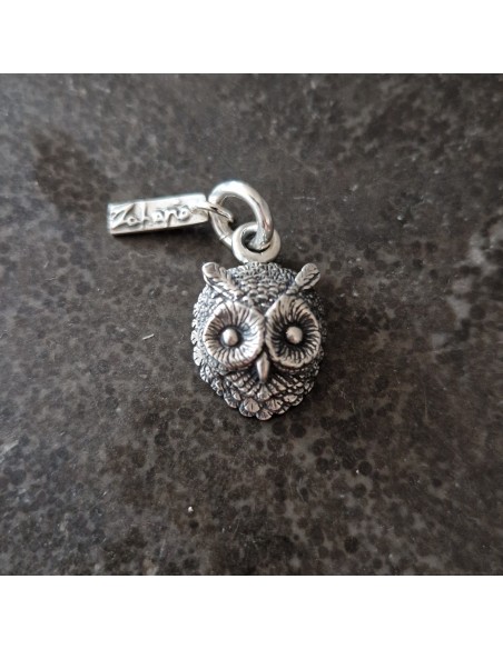 Silver Owl Pendant by Zahario