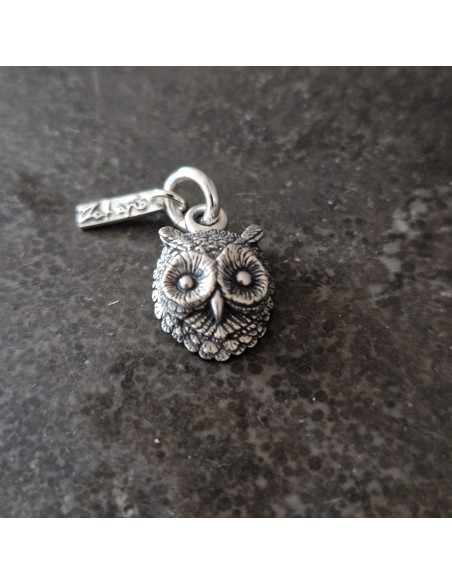 Silver Owl Pendant by Zahario