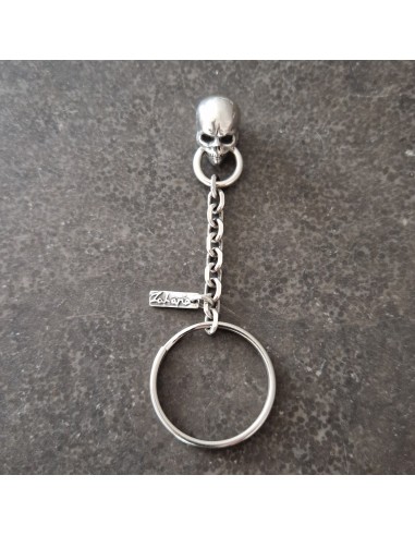 Breloczek Srebro z czaszką od Zahario
