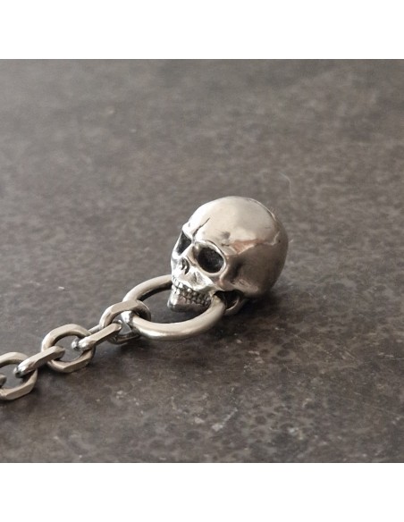 Breloczek Srebro z czaszką od Zahario