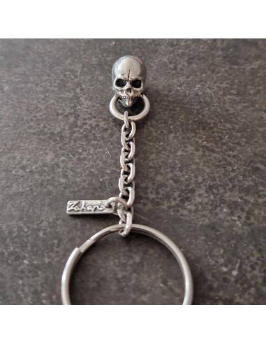 Breloczek Srebro z czaszką od Zahario
