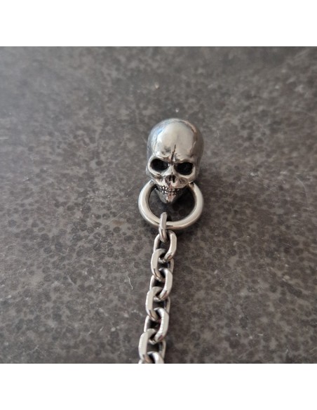 Breloczek Srebro z czaszką od Zahario