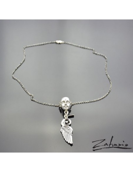Pendant Archangel of silence Silver