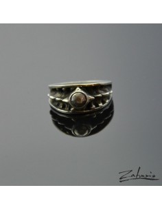 Pierścień Kręgi Srebro