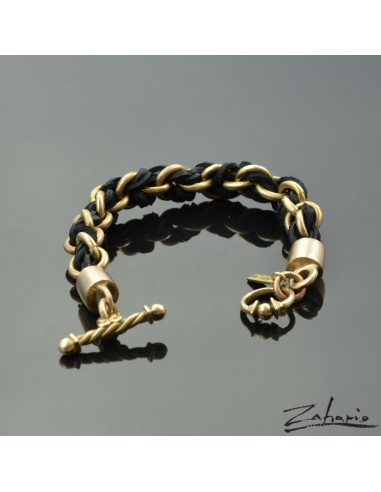 Bracelet bronze with straps