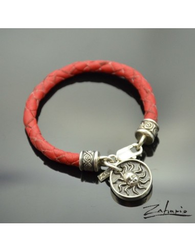 Bracelet Watchman Day And Night Red Silver