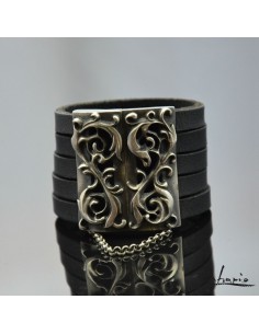 Bracelet Herbal Motif Silver