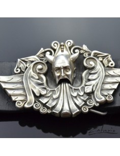 Pasek Klamra Diabelska Dusza Srebro