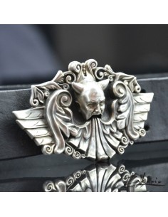 Pasek Klamra Diabelska Dusza Srebro 2