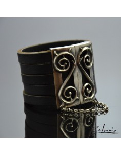 Bransoleta Zdobiona Srebro 2