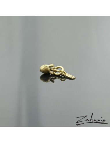 Wisior Serce Anatomiczne Małe Brąz