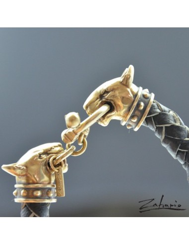 Bransoleta Bulteriery Brąz