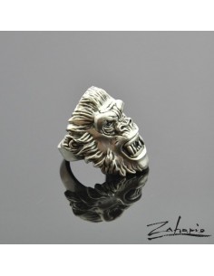 Pierścień Goryl Srebro 2