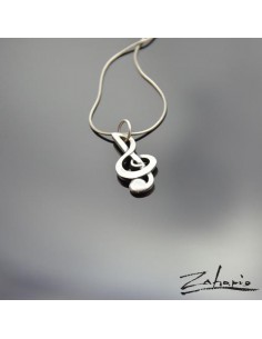 Pendant Treble Clef Silver