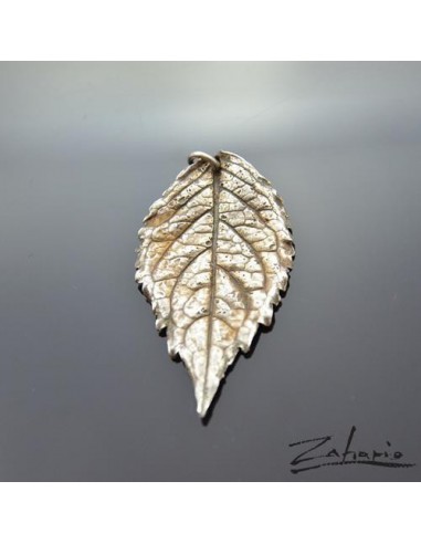 Pendant Birch Leaf Silver
