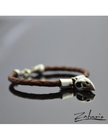 Bransoleta Czaszka Ptaka Srebro