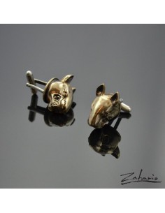 Spinki Bulteriery Brąz