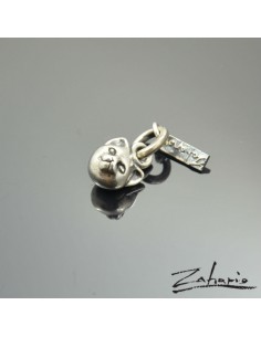 Pendant Head Cat Silver