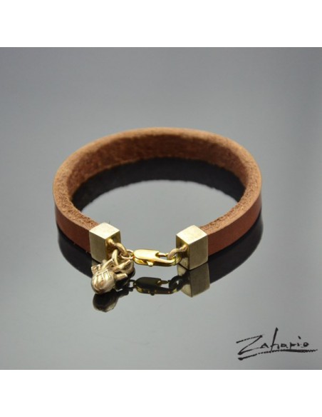 Bracelet Anatomical Heart Bronze