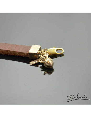 Bracelet Anatomical Heart Bronze