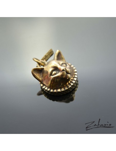 Pendant Cat Bronze