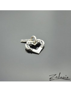 Pendant Ornamented Heart Silver
