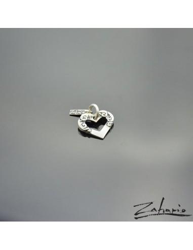 Pendant Ornamented Heart Silver