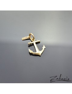 Pendant Anchor Bronze 2