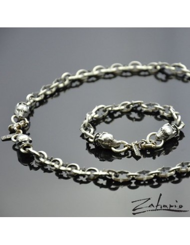 Komplet Wilki Srebro