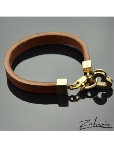 Bracelet Heart Bronze