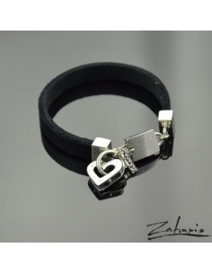 Bransoleta Serce Srebro 2