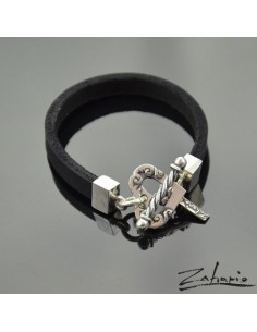 Bransoleta Serce Zdobione Srebro