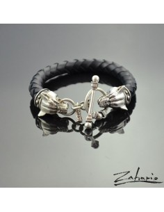 Bransoleta Wilki Duże Srebro 2