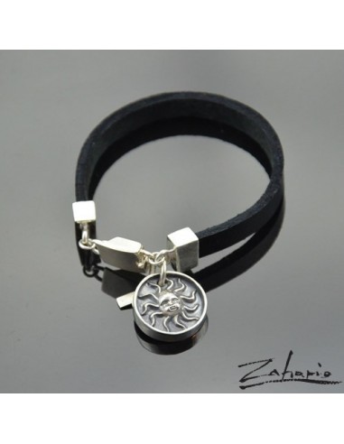 Bracelet Watchman Day and Night Black Silver