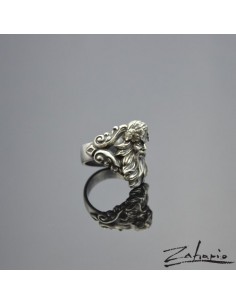 Pierścień Szachraj Dębowy Srebro 2