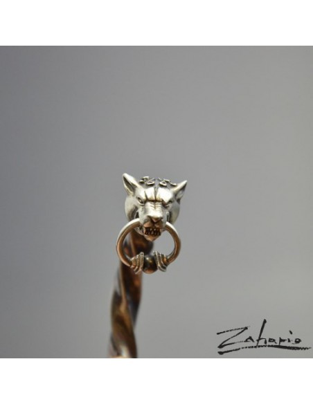 Bracelet Fighting Wolves Silver