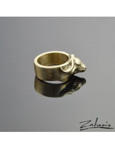 Pierścień Bawół Brąz 2