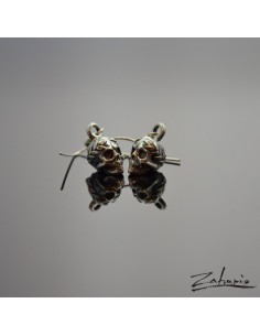 Earrings Victorious Skulls Silver