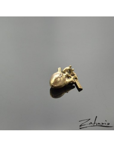 Pendant Anatomical Heart Large Bronze