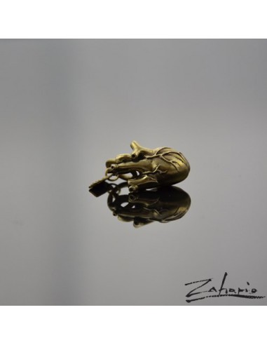 Pendant Anatomical Heart Large Bronze