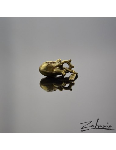 Pendant Anatomical Heart Large Bronze