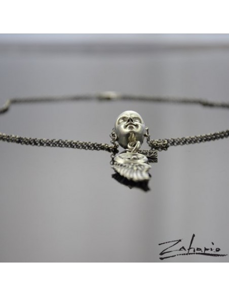 Pendant Archangel of silence Silver