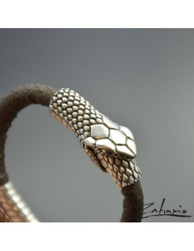 Bracelet Snake Ouroboros Silver