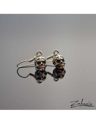 Kolczyki Czaszki Zwycięzcy Srebro