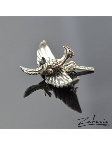 Wisior Feniks Srebro