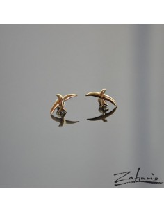Earrings Swallows Bronze 2