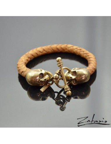 Brcelet Skullz Bronze